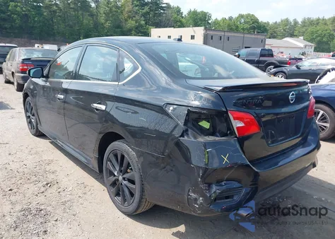 2018 Nissan Sentra Sr z USA, uszkodzony, nr VIN 3N1AB7AP8JY284569